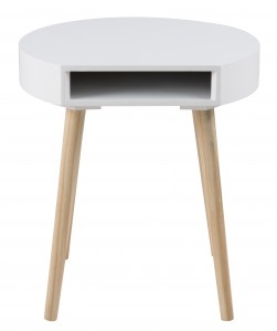 Masuta suport telefon din MDF Ela Alb, L40xl35,5xH44 cm