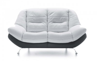 Canapea fixa tapitata, 2 locuri Mello, l161xA102xH94 cm