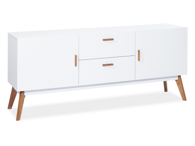 Comoda din lemn masiv si MDF Millard K1, l160xA42xH70 cm