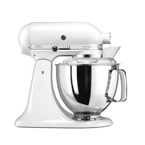 Mixer cu bol Artisan Elegance 5KSM175PSEWH, 10 trepte de viteza, 4,8 L, White, 300W, KitchenAid
