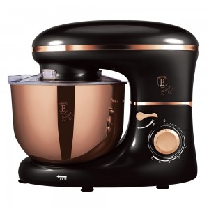 Robot de bucatarie cu 6 trepte de viteza, 6 L, 1300W, Black Rose