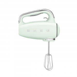 Mixer de mana HMF01PGEU cu 9 trepte de viteza, Verde Pastel, Retro 50, 250W, SMEG