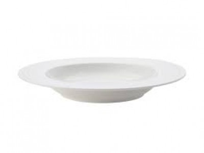 Set 6 farfurii Rim Soup Portelan, Diamonds, 22,5 cm