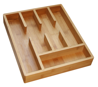 Suport depozitare tacamuri, Bambus, Natural