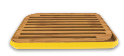 Tocator pentru paine, Bambus, Yellow, 35 x 25 cm