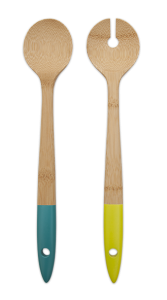 Ustensile servit salata, Bambus, NBA029