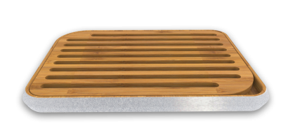 Tocator pentru paine, Bambus, Grey, 35 x 25 cm