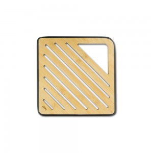Trivet din Bambus Black NBA125, 20 x 20 cm