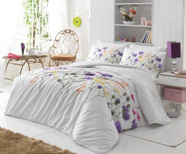 Lenjerie de pat Ranforce Summer Lila