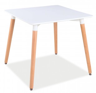 Masa din lemn Nolwenn II, L80xl80xh73 cm