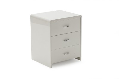 Noptiera din MDF cu 3 sertare Sierra White, l45xA40xH56 cm