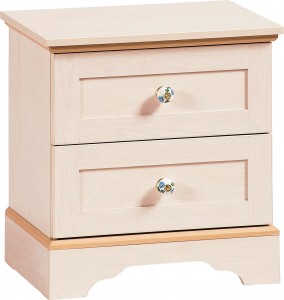 Noptiera din pal cu 2 sertare, pentru copii si tineret, Flora Natur, l50xA40xH54 cm