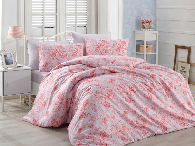 Lenjerie de pat Ranforce Nova V1 Red