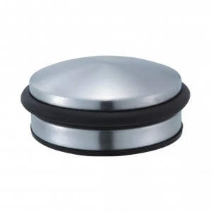 Opritor usa din metal si cauciuc, Dia D211 Crom / Negru, Ø10xH4,5 cm