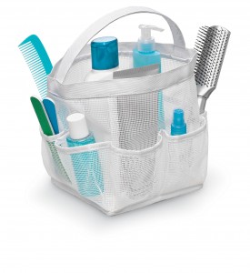 Organizator pentru cosmetice, Caddy Alb / Gri, Modele Asortate, L22xl22xH20 cm