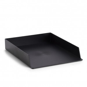 Organizator pentru documente, din plastic, Free Negru, L32,5xl24xH5 cm