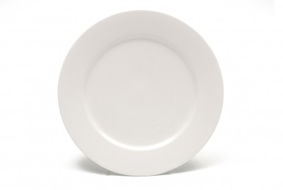 Set 4 Farfurii White Basics Dinner Alb, Portelan, 27,5 cm