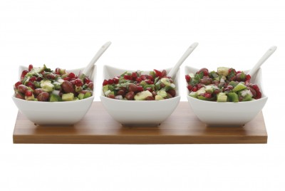 Set 7 piese, Boluri sos, White Basics Bamboo