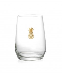 Set pahare Long Drink Miami Ananas, Flirt, 450 ml, 6 piese