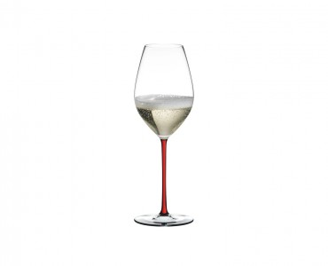 Pahar pentru sampanie si vin spumant, din cristal Fatto A Mano Champagne Wine Rosu, 445 ml, Riedel