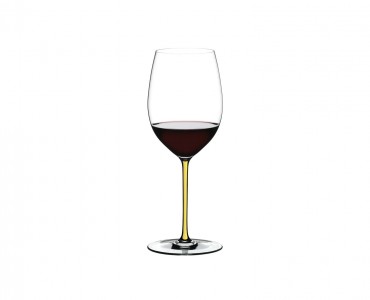 Pahar pentru vin, din cristal Fatto A Mano Cabernet / Merlot Galben, 625 ml, Riedel