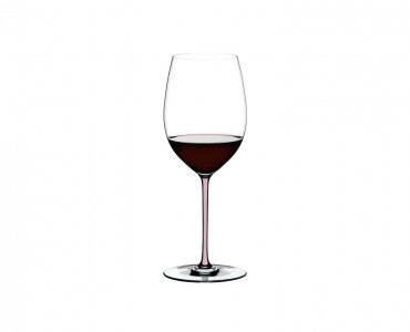 Pahar pentru vin, din cristal Fatto A Mano Cabernet / Merlot Roz, 625 ml, Riedel