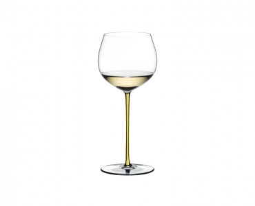 Pahar pentru vin, din cristal Fatto A Mano Oaked Chardonnay Galben, 620 ml, Riedel