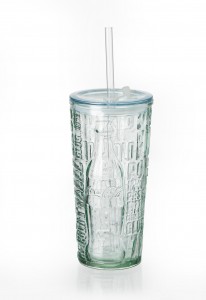 Set pahare cu pai si capac Coca Cola Fizz, To Go, 530 ml, 6 piese