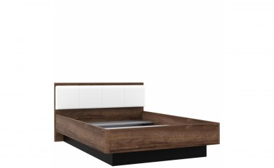 Pat cu tablie tapitata cu piele ecologica Ravery