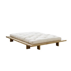 Pat din lemn de pin Japan Honey-200 x 160 cm