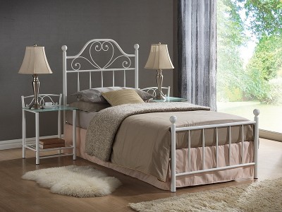 Pat metalic Limon Alb