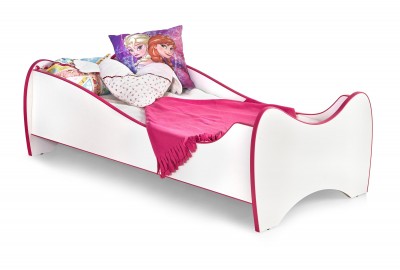 Pat pentru copii Duett White / Pink, 140 x 70 cm