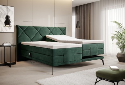 Pat tapitat, cu reglaj electric, Pavlo Boxspring