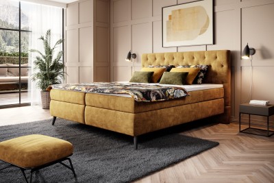 Pat tapitat Rossanis Boxspring