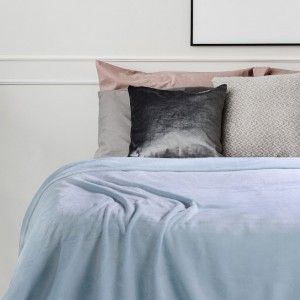Patura din microfibra Fluff Babyblue