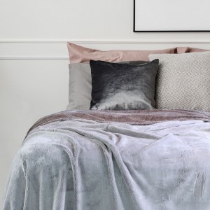 Patura din microfibra Fluff Brown