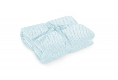 Patura din microfibra Henry Bleu, 150 x 200 cm