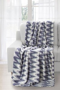 Patura Lucas Blue / White, 150 x 200 cm