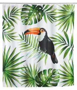 Perdea dus din poliester, Tucan Verde, 180 x 200 cm