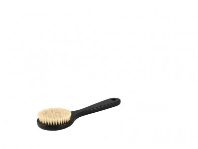 Perie pentru masaj si exfoliere cu maner lung Schima Small 11123 Negru, L25xl8xH3 cm, Villa Collection