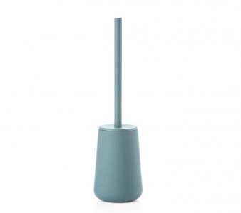 Perie toaleta cu suport ceramic Nova 332044 Albastru, Ø10,3xH37 cm, Zone Denmark