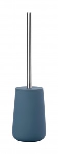 Perie toaleta cu suport de portelan Nova, Zone-Albastru