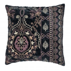 Perna decorativa cu husa detasabila din bumbac, Frode Multicolor, 45 x 45 cm