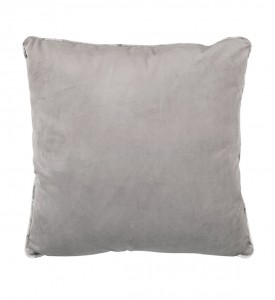 Perna decorativa cu husa detasabila, Oscar Gri, 45 x 45 cm
