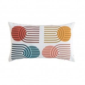 Perna decorativa cu husa detasabila, Pop Art Multicolor, 30 x 50 cm