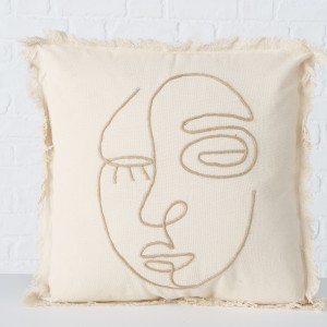 Perna decorativa din bumbac Pica Bej, L45xl45 cm