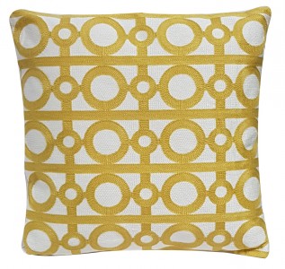 Perna decorativa Home, Yellow EMB-14F, L45xl45 cm