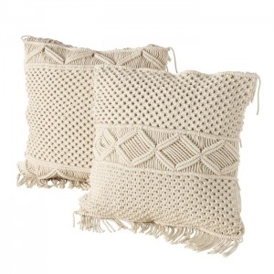 Perna decorativa Makrie Crem / Alb, Modele Asortate, L45xl45 cm