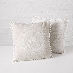 Perna decorativa Paloma Bej, Modele Asortate, L45xl45 cm