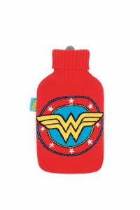 Perna pentru apa calda si husa textila, 2L, Superhero Wonder Woman